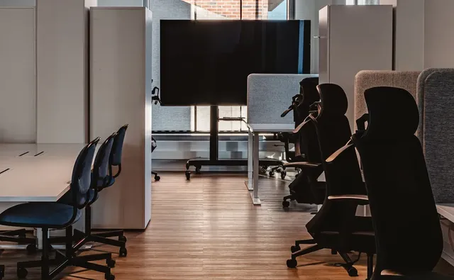 Coworking desks at M8S Hub